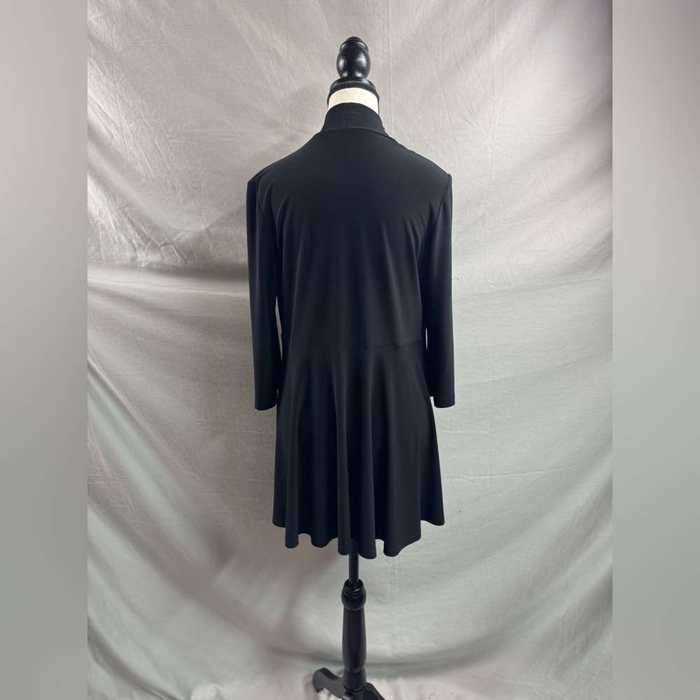 Joesph Ribkoff Light Knit Cover Up Jacket Black Size 10 - Picture 9 of 9